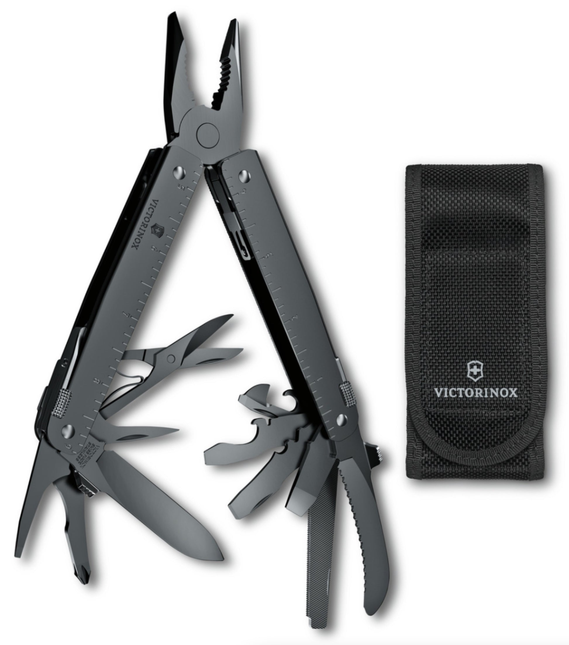 Victorinox Swiss Tool MXBS Multi-Tool with Nylon Pouch - Black