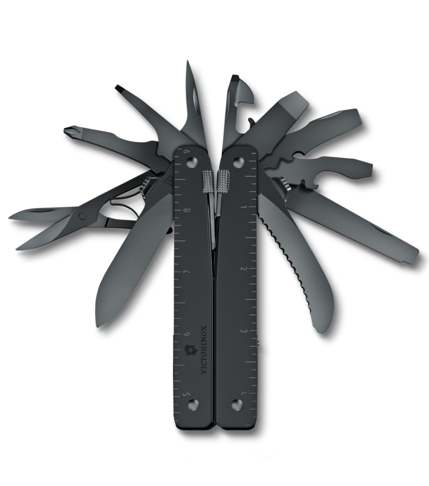 Swiss made multi-tool with 26 lockable functions