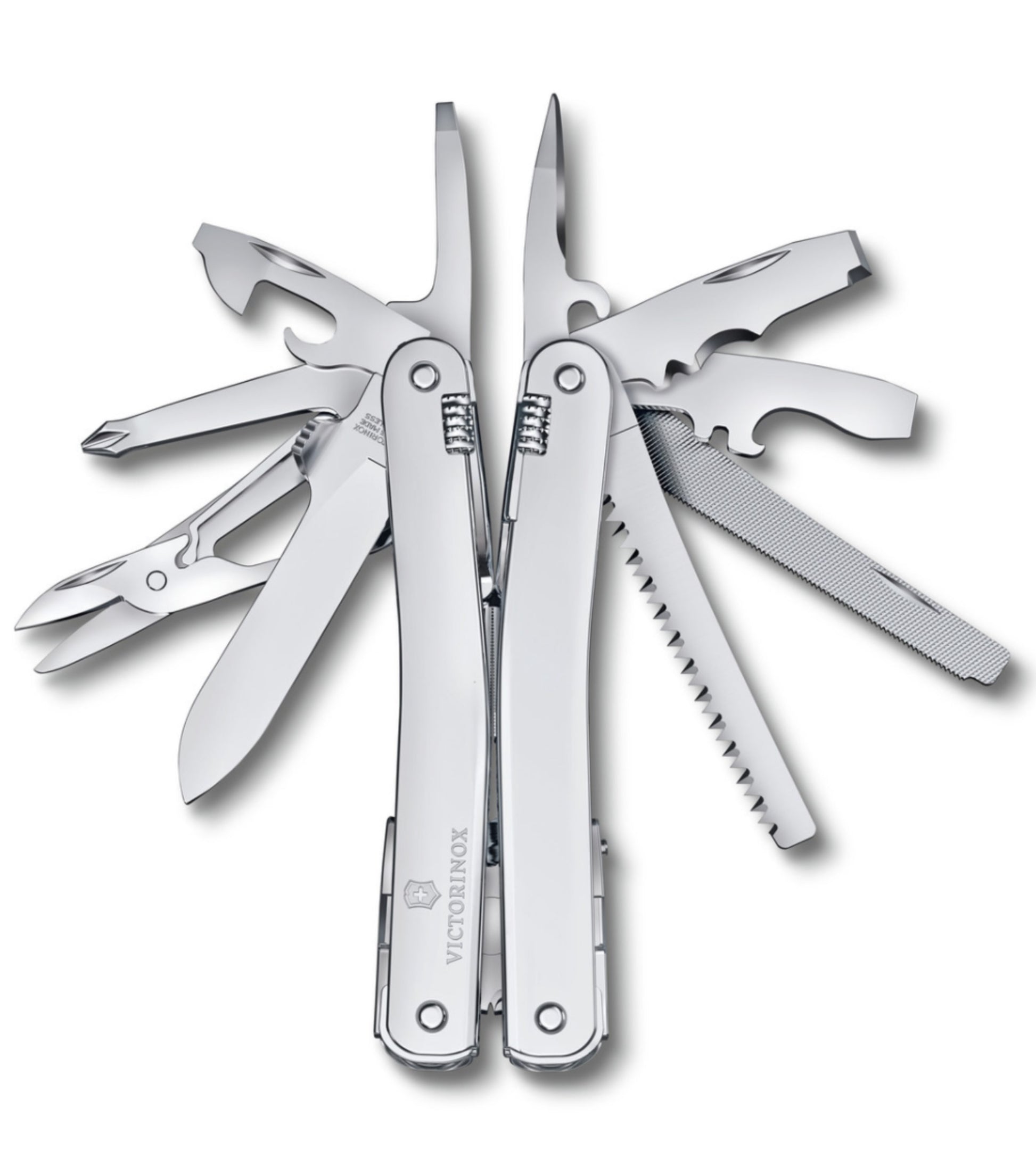 Victorinox Swiss Tool Spirit MX with Nylon Pouch - Silver