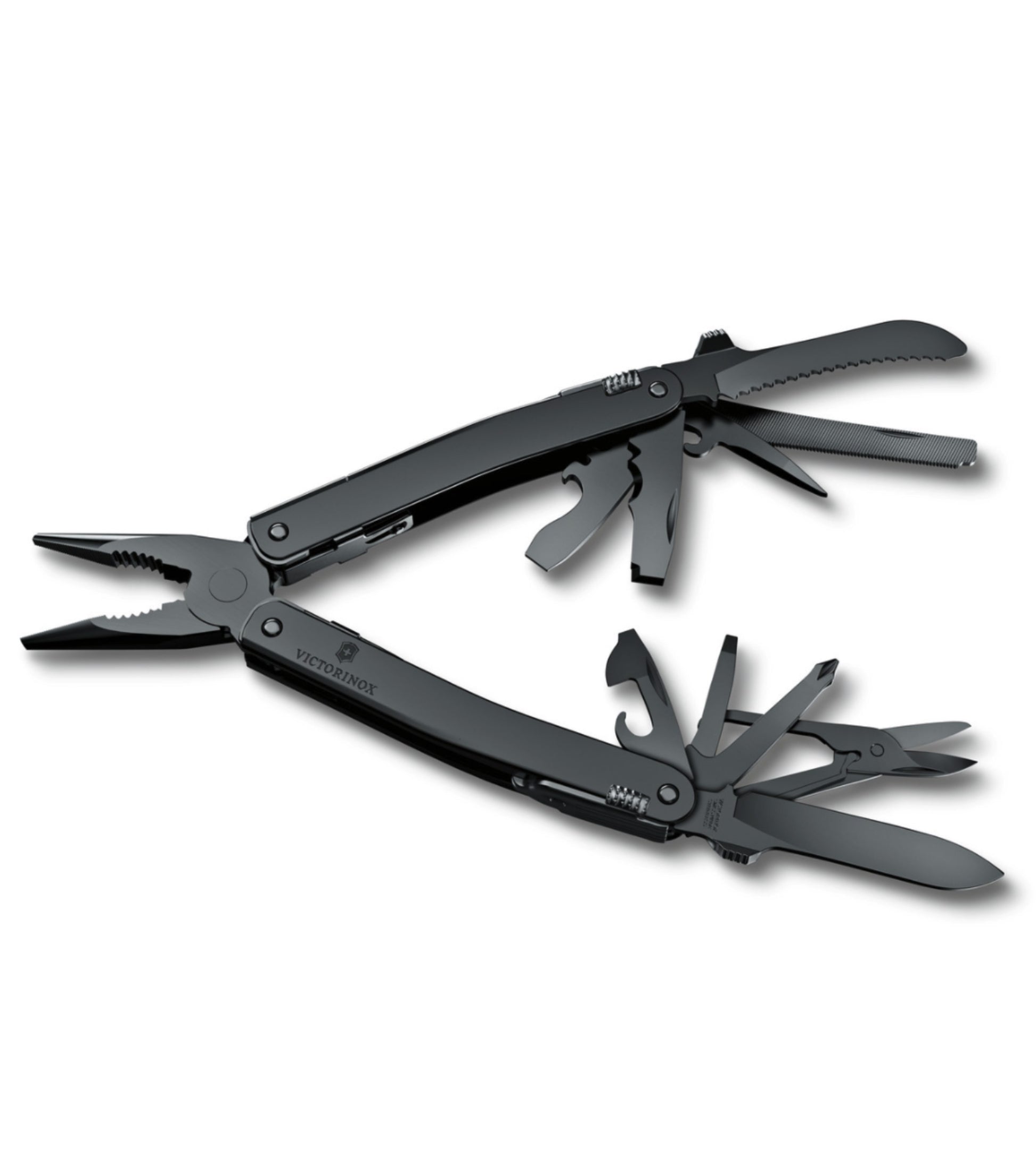 Swiss made multi-tool with 24 lockable functions