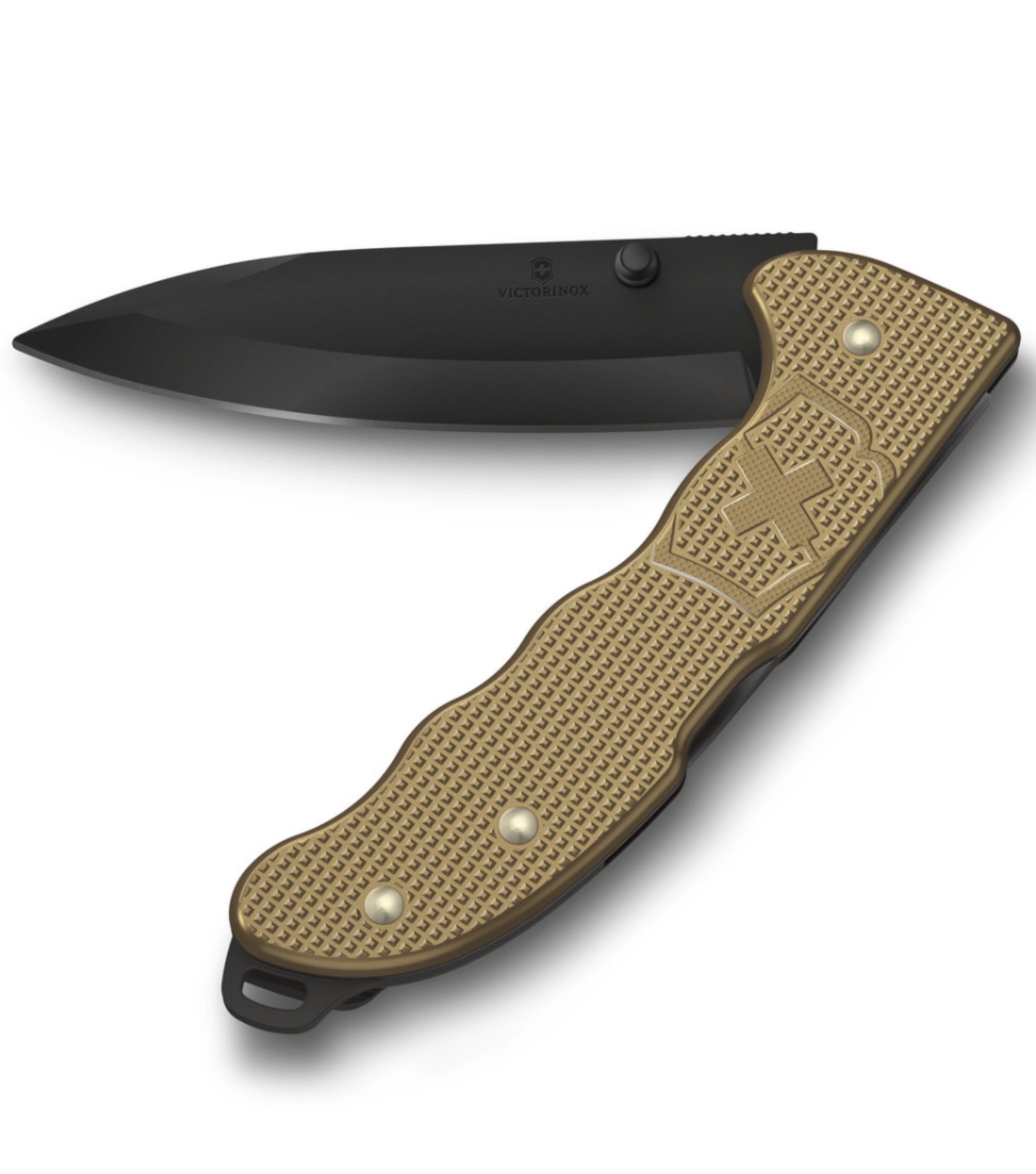 Victorinox Evoke BS Alox Swiss Army Knife - Black Oxide / Beige