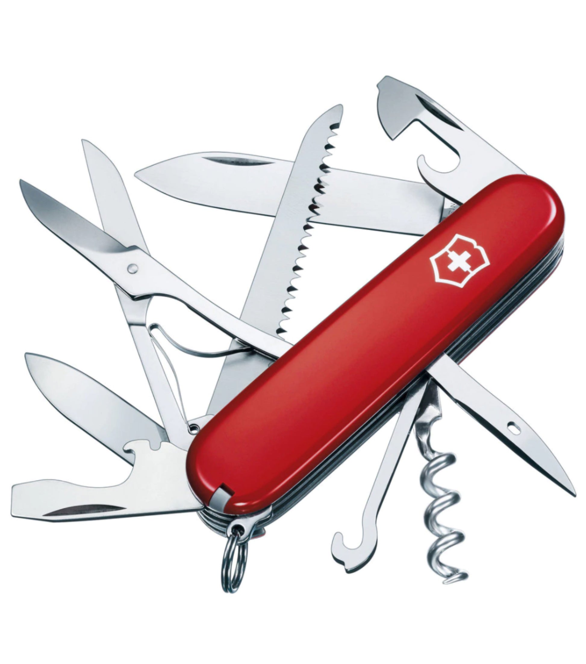 Victorinox Huntsman Swiss Army Knife - Red 