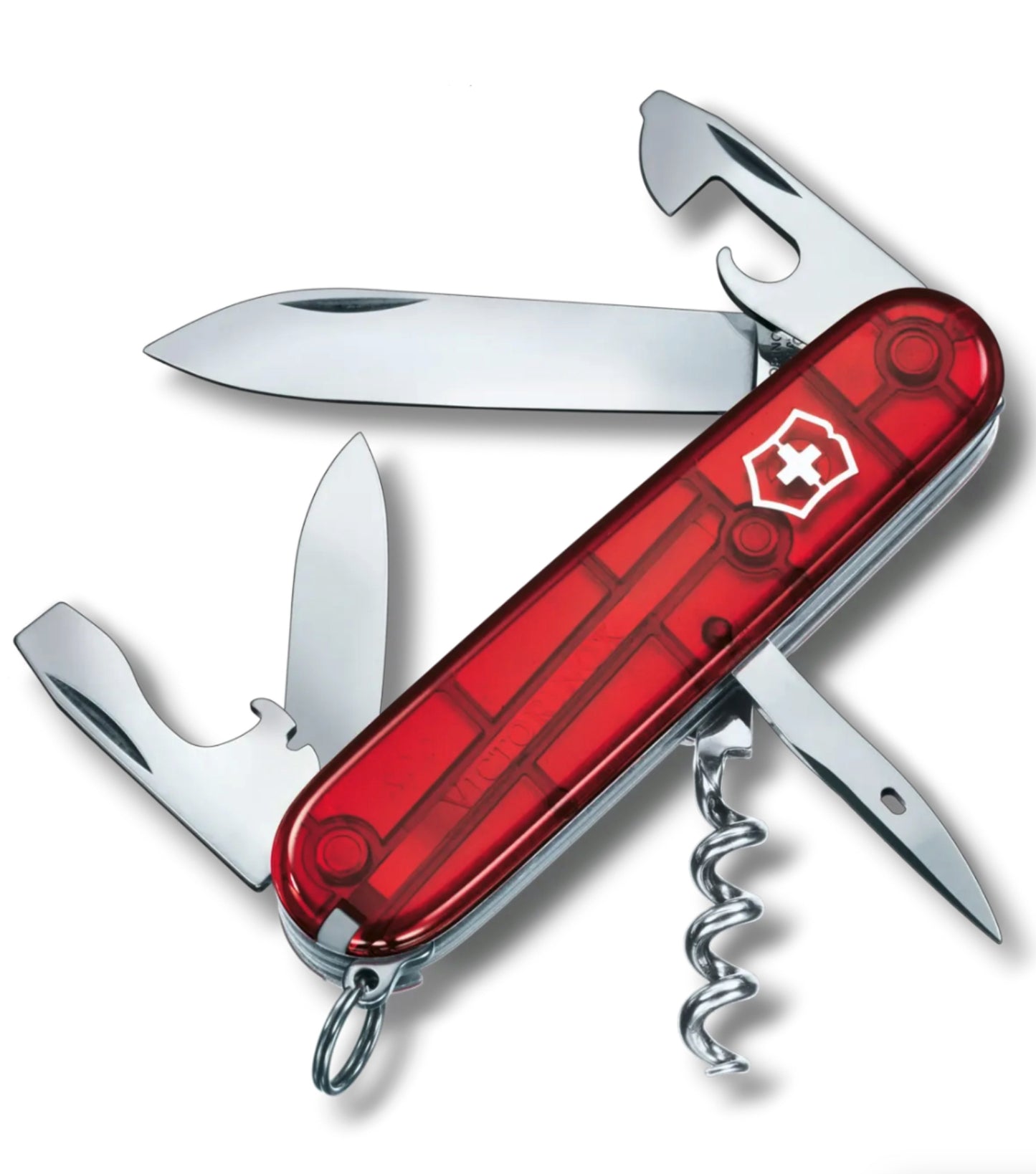 Victorinox Spartan Swiss Army Knife - Translucent Red