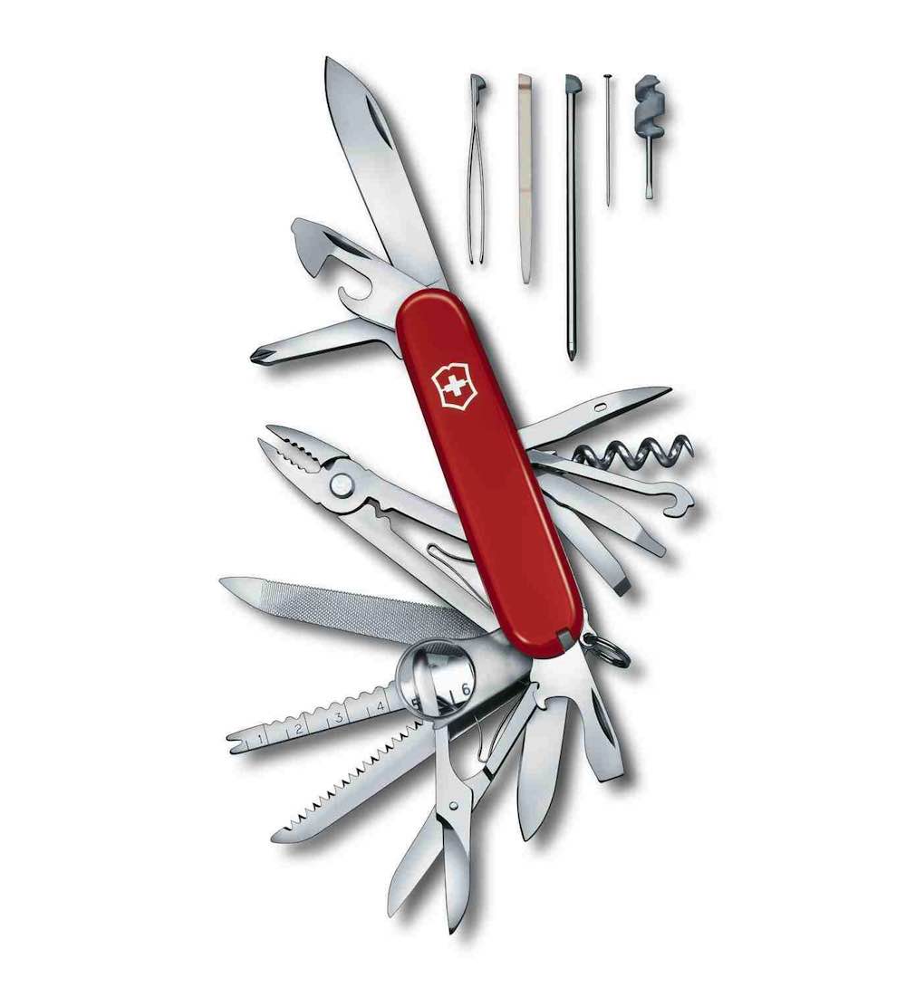 Victorinox Swiss Champ - Swiss Army Knife - Red