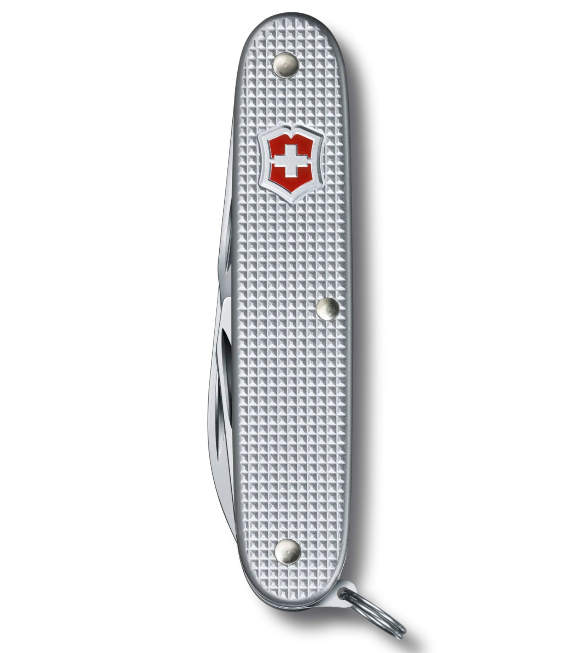 Swiss-made pocket knife with seven functions and high-grade Alox scales