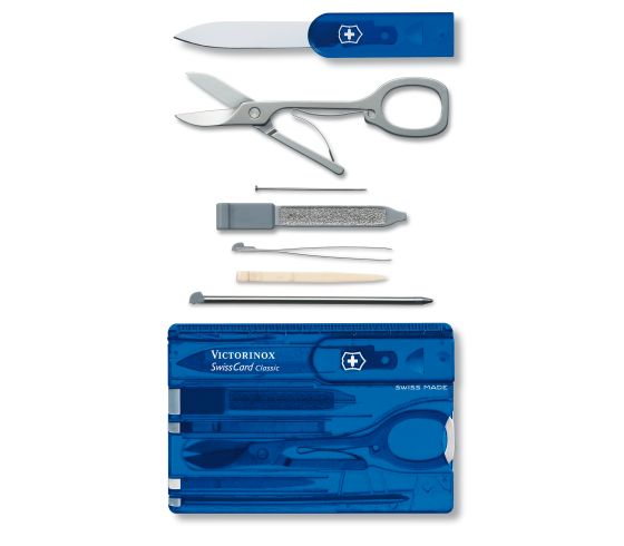 Victorinox SwissCard Classic - Translucent Blue 