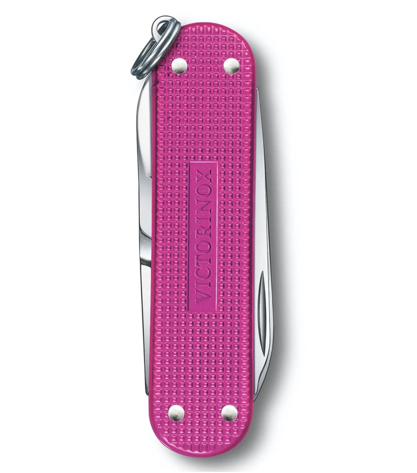 Swiss made pocket knife with 5 functions and high-grade Alox scales