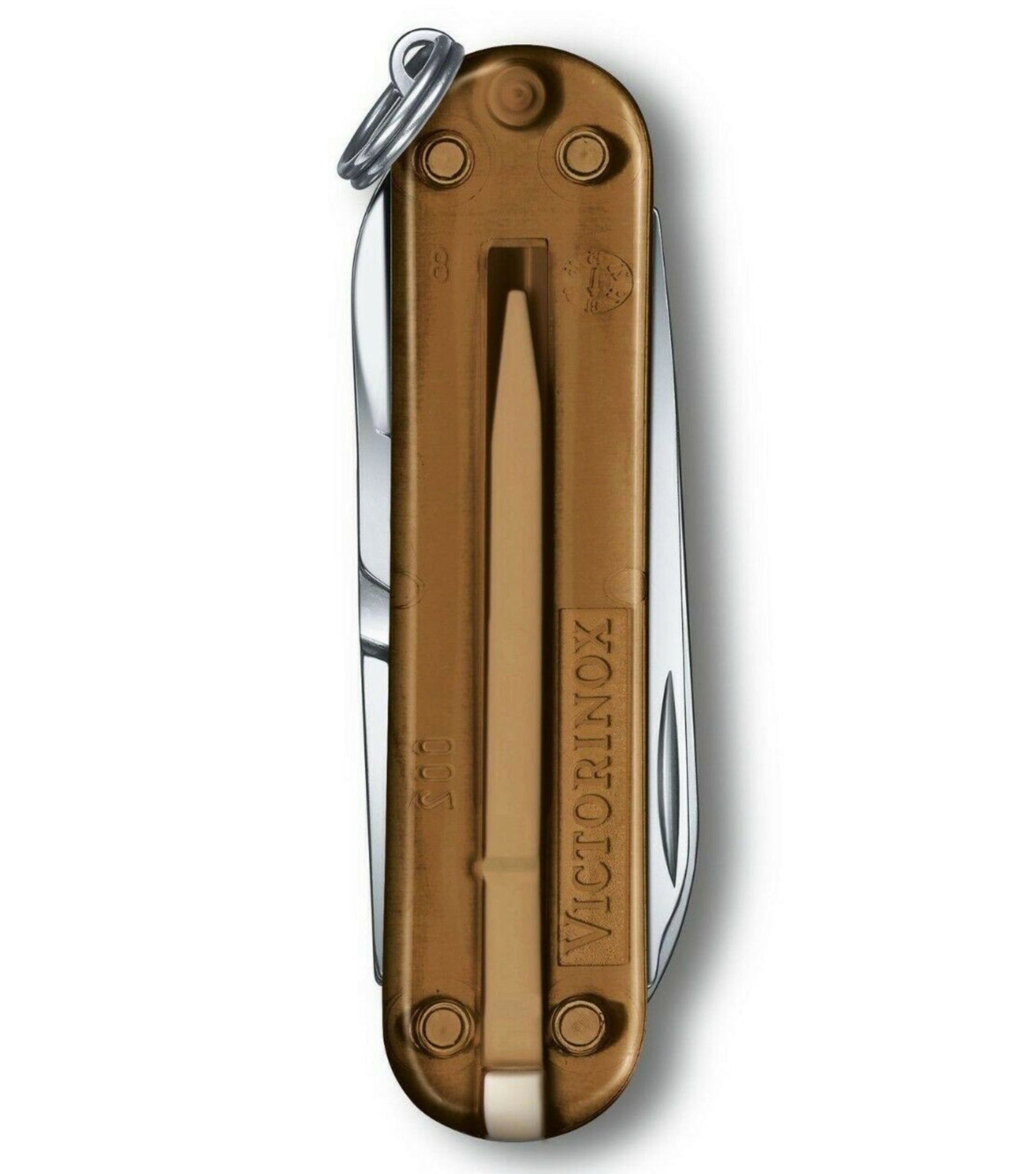 Victorinox Classic SD Translucent Swiss Army Knife - Chocolate Fudge