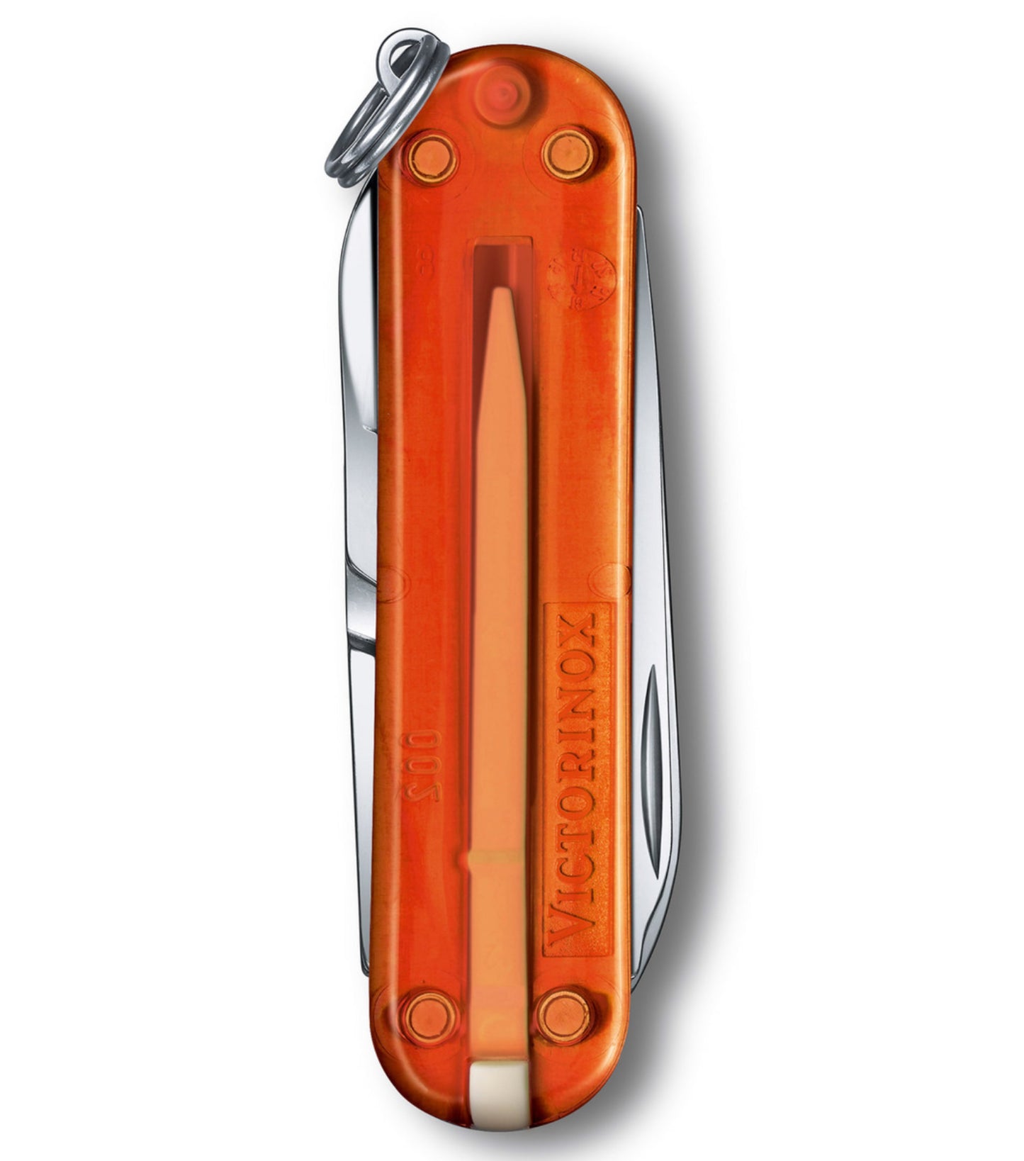 Victorinox Classic SD Translucent Swiss Army Knife - Fire Opal