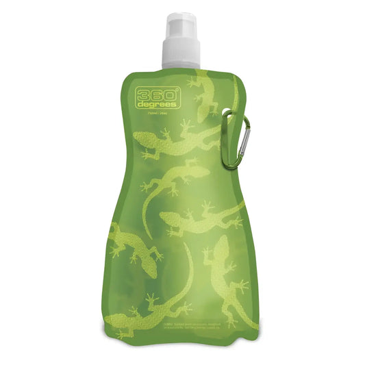 Flexible Drink Bottle 750ml : Gecko Green : 360° Degrees - Product Image