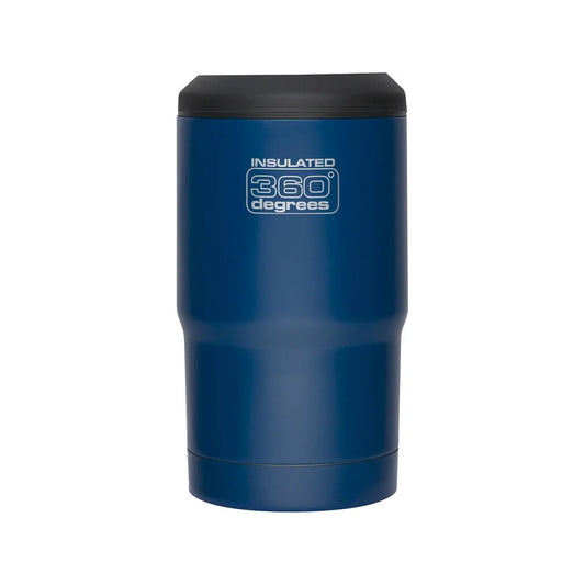 360 Degrees Vacuum Insulated Stainless Steel Beer Cozy - Dark Blue