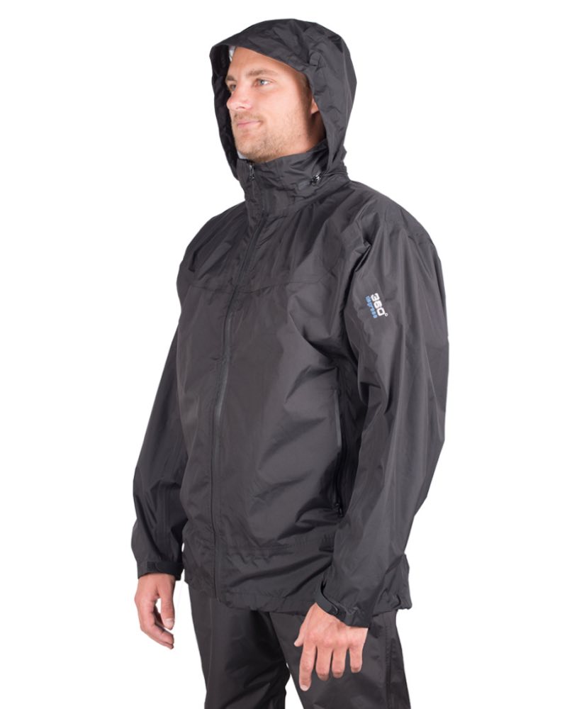 Unisex Stratus Waterproof Jacket - X-Large / Black