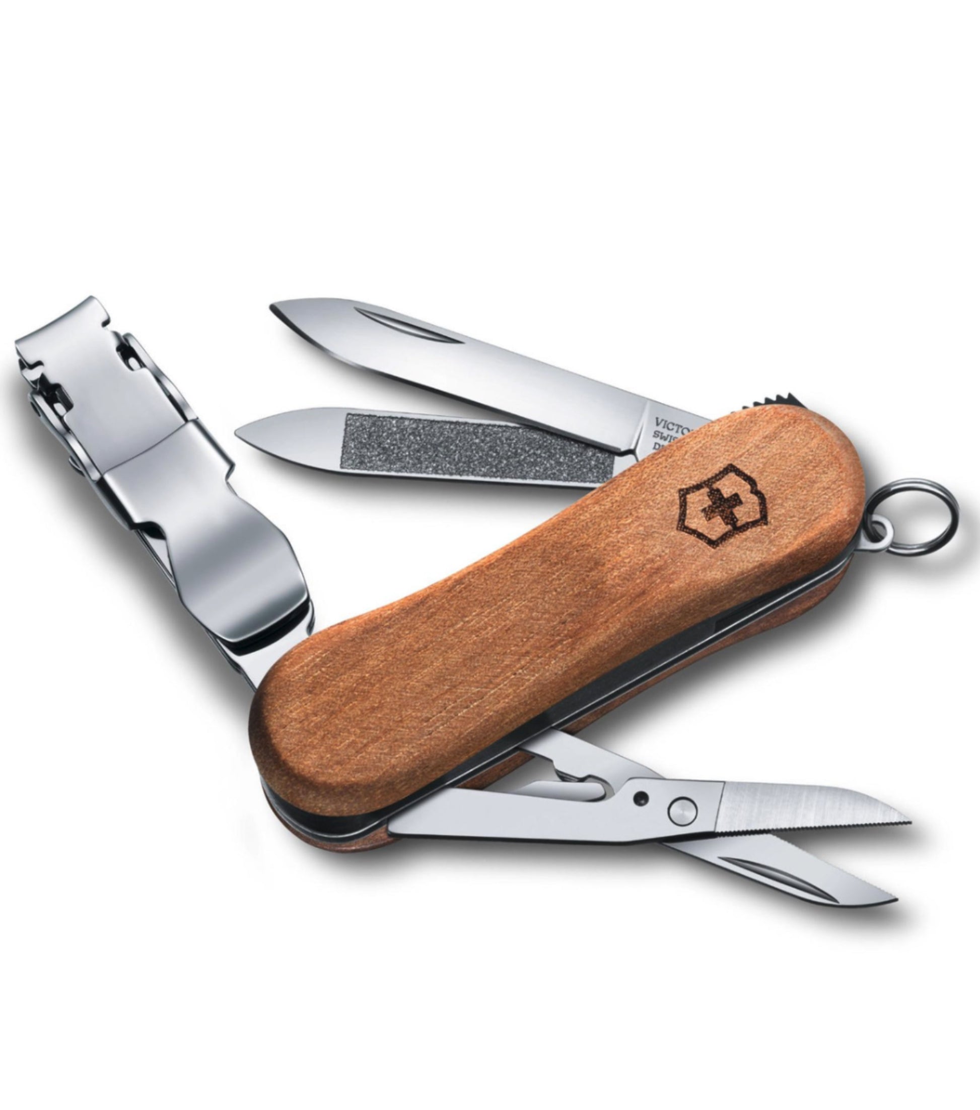 Victorinox Nailclip 580 Swiss Army Knife - Wood