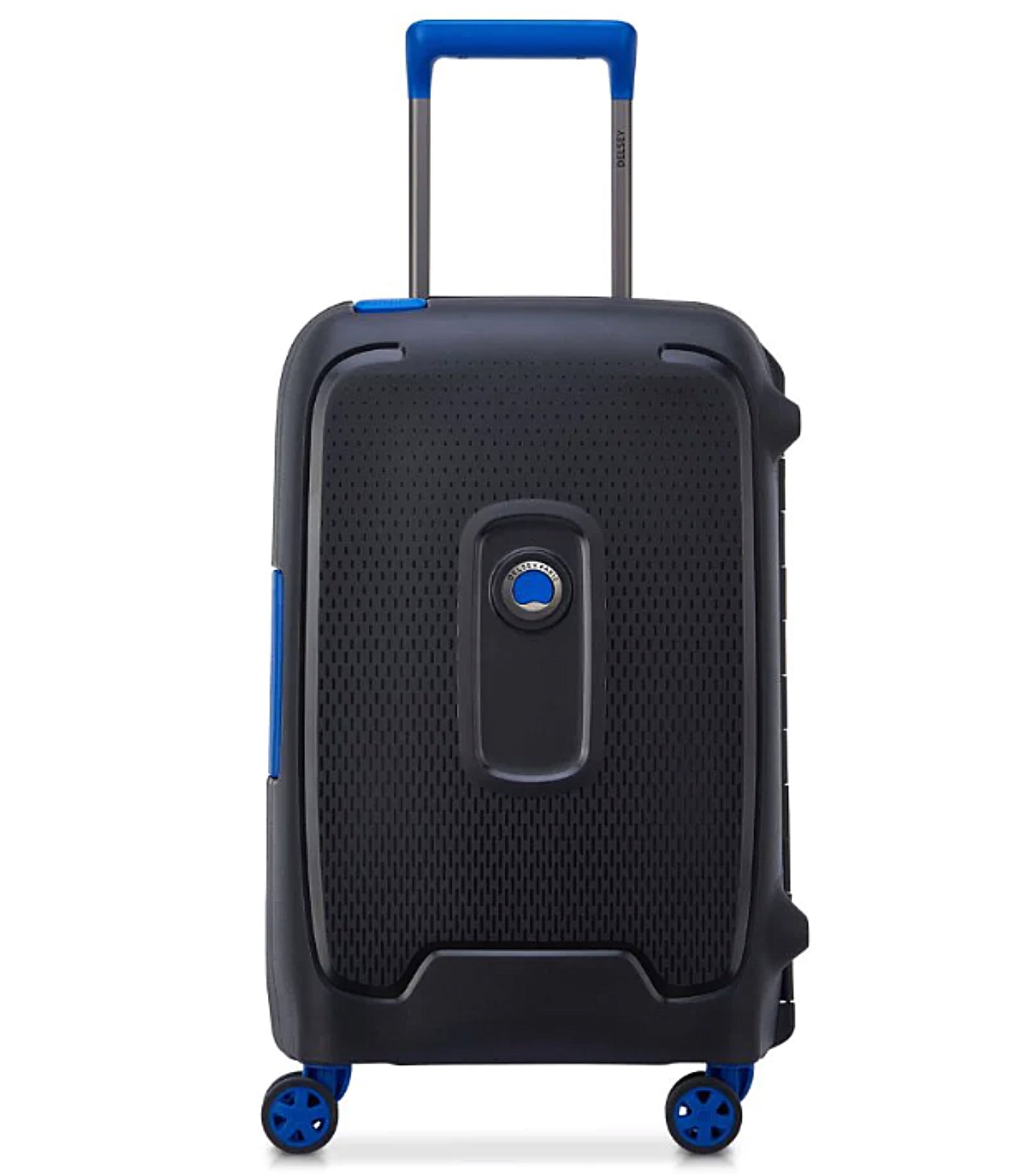 Delsey Moncey 55 cm 4 Wheel Carry-on Luggage - Black / Blue