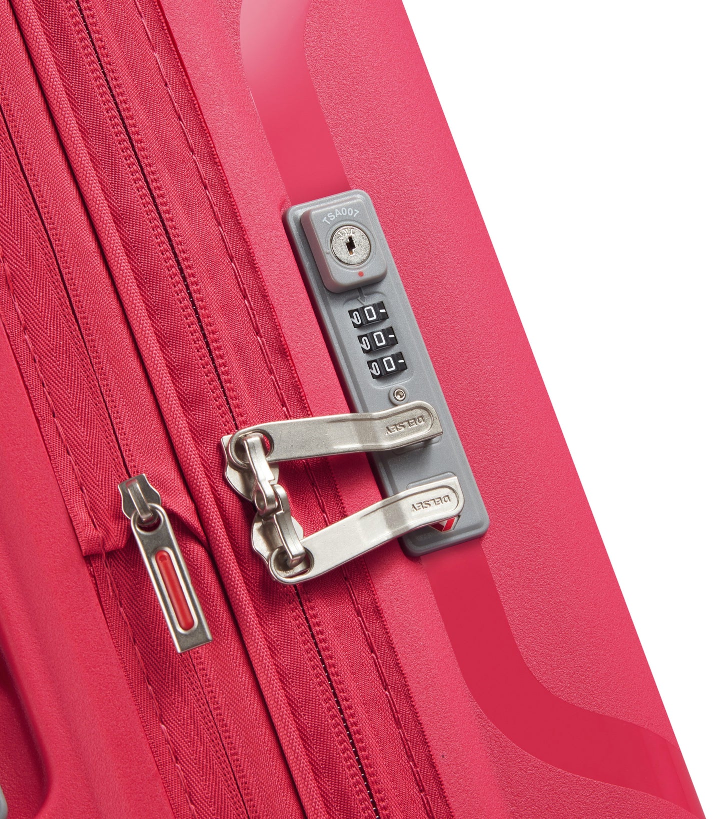 Recessed combination lock with TSA