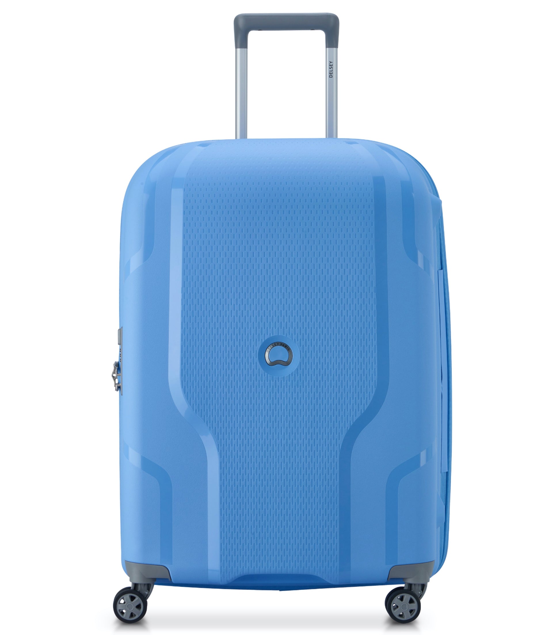 Delsey Clavel 70 cm 4-Wheel Expandable Case - Lavender Blue (Recycled Material)