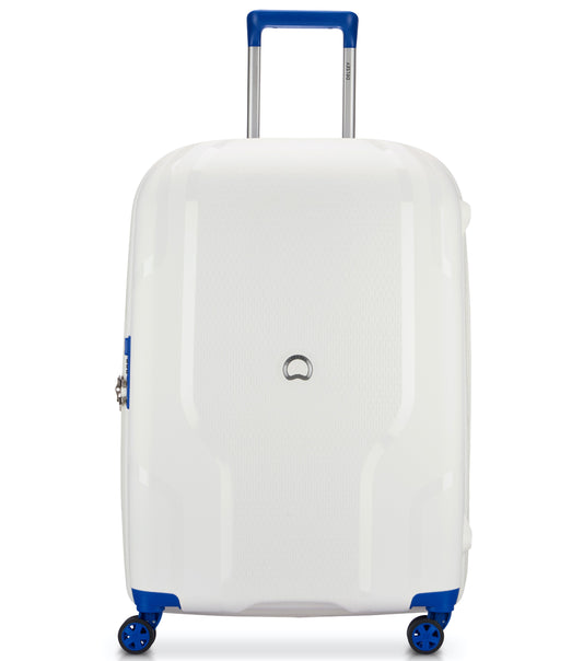 Delsey Clavel 70 cm 4 Dual-Wheeled Expandable Case - White / Blue