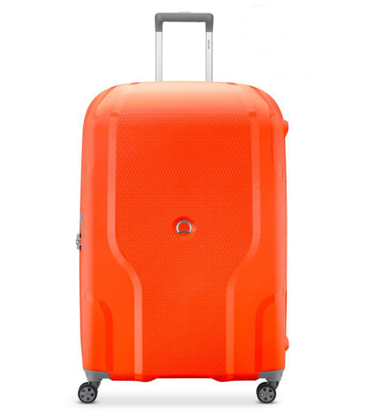  Delsey Clavel 83cm 4 Dual-Wheeled Large Expandable Case - Tangerine Orange