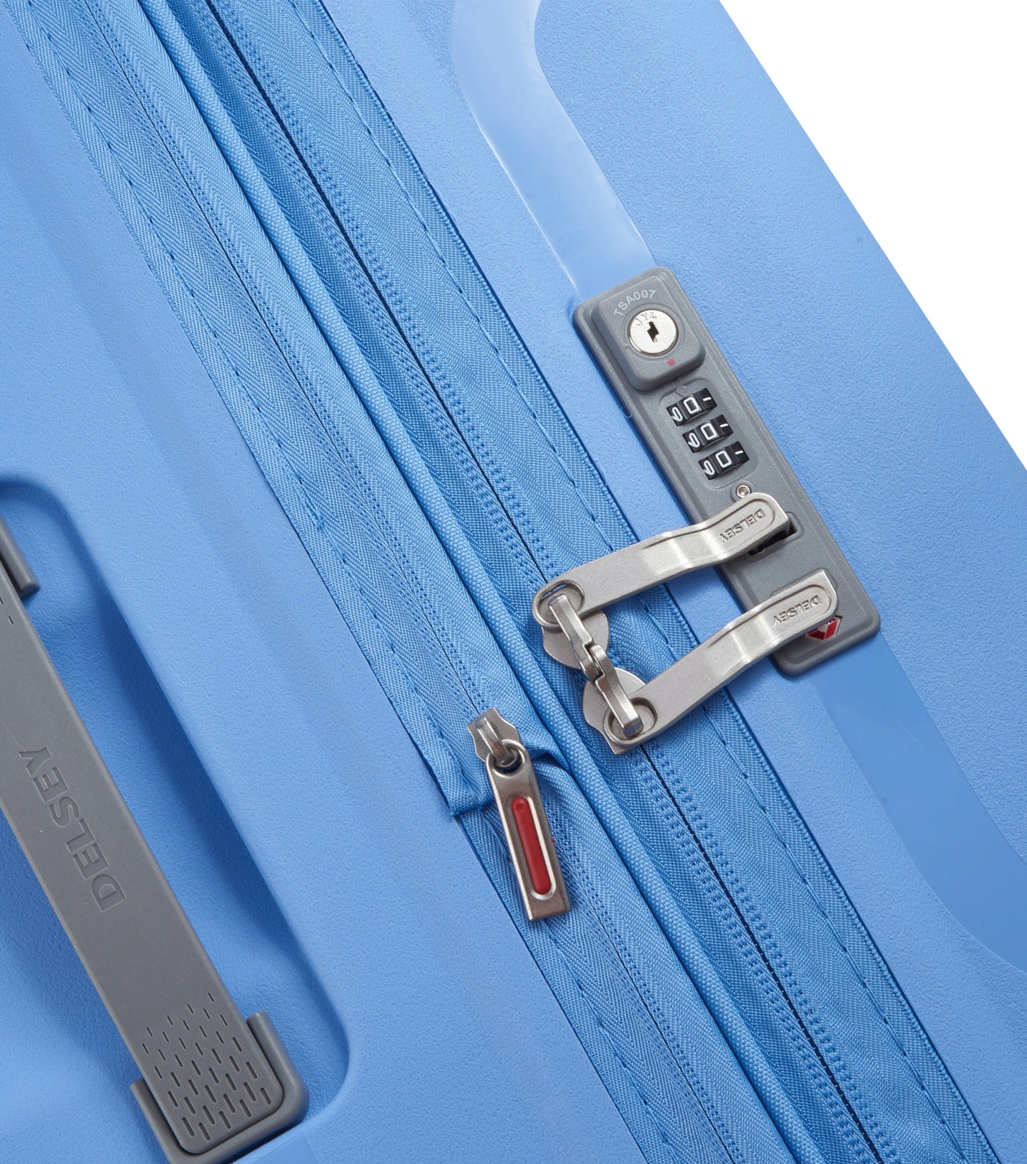 Recessed combination lock with TSA