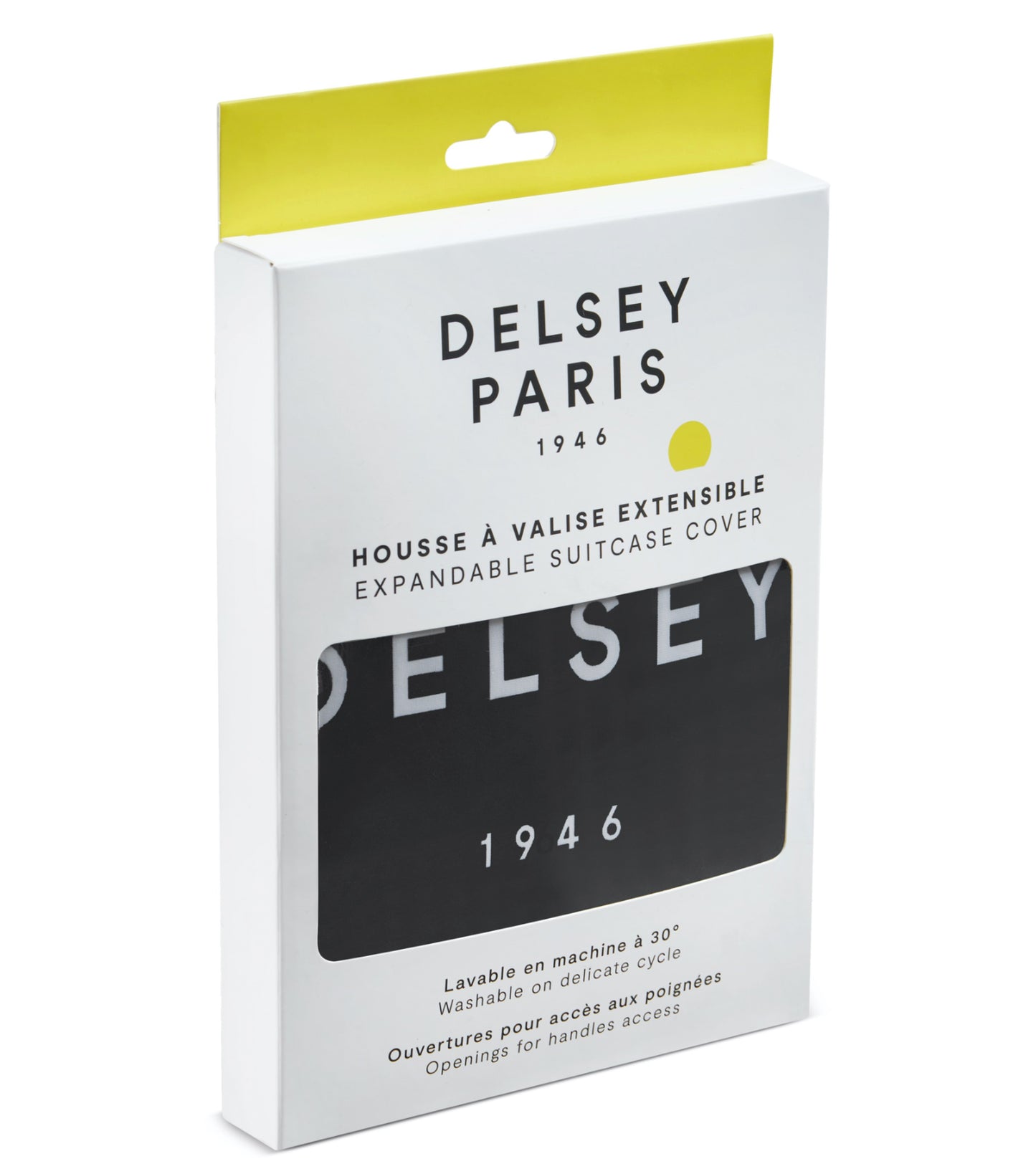 Delsey Suitcase Cover - Small (Fits 55 cm - 66 cm Suitcase) - Black