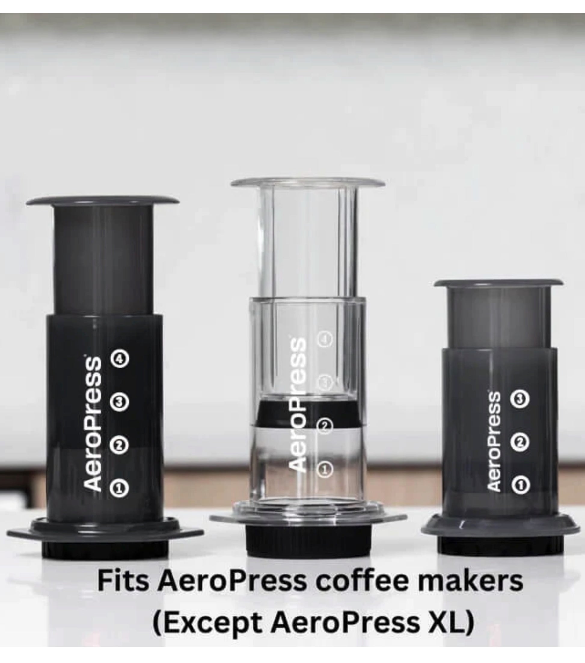 Fits AeroPress Original, Clear and GO