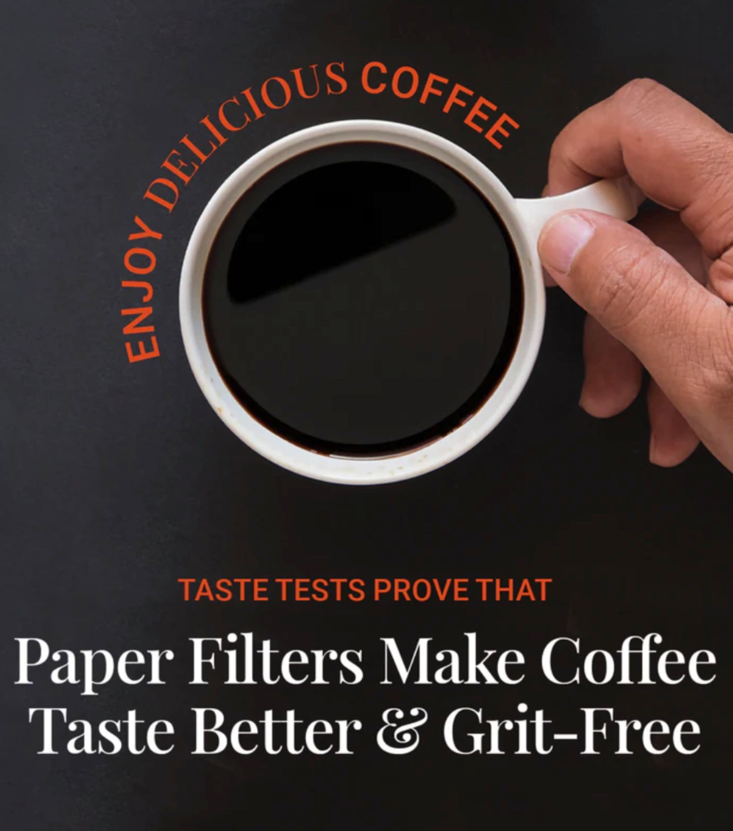 Removes grit, unlike most press-type coffee makers