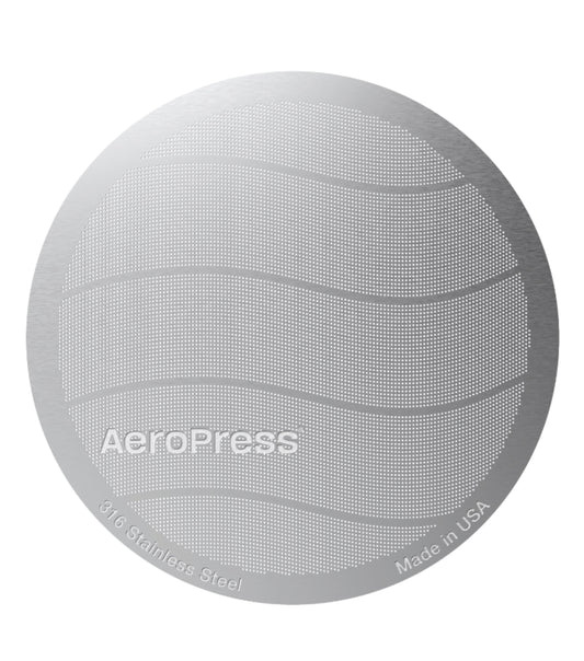 AeroPress Stainless Steel Reusable Filter - Standard (For use with Original, Clear and Go AeroPress)