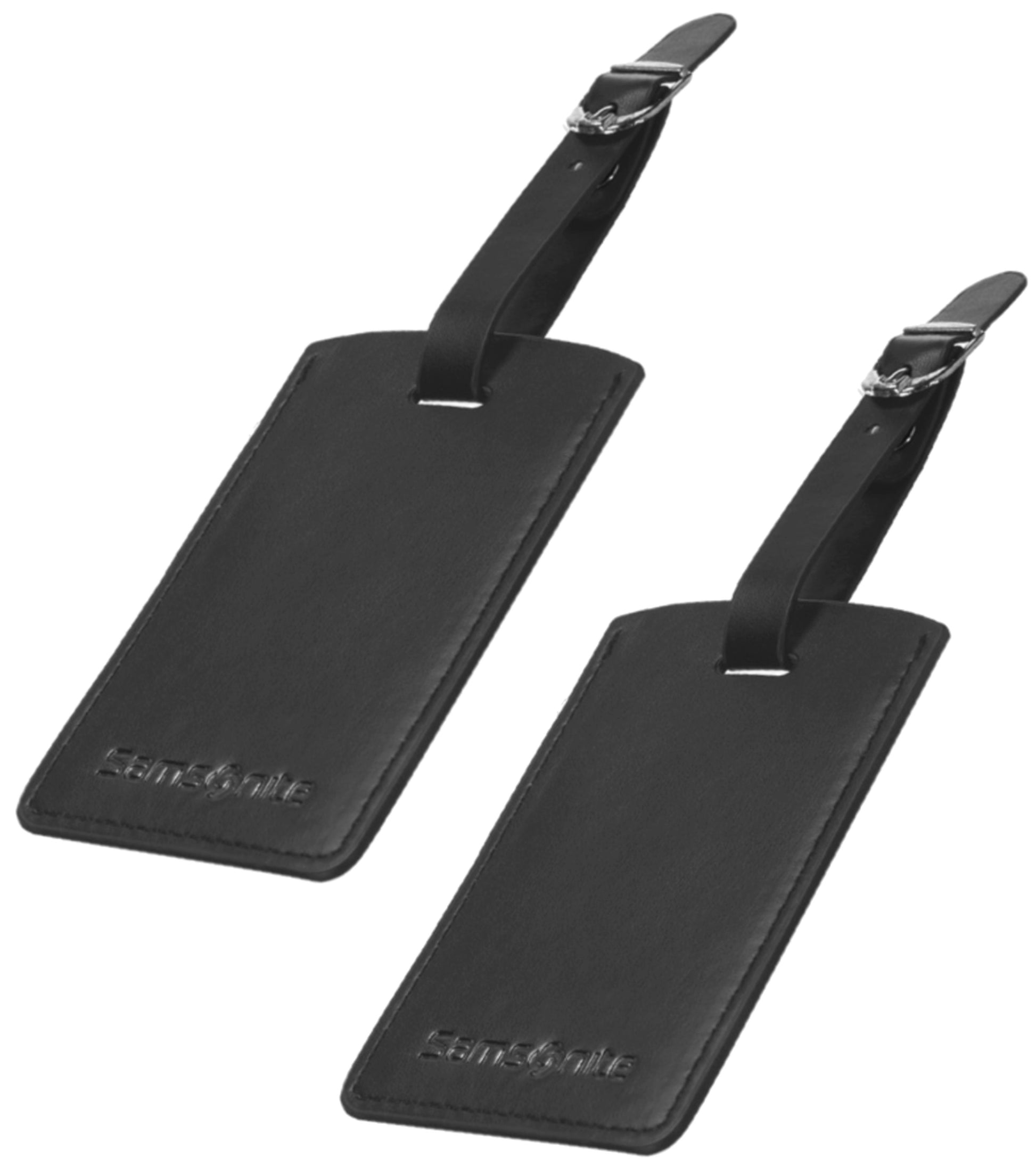 Samsonite Rectangle Bag Tag (Set of 2) - Black