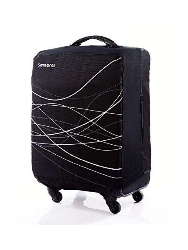 Medium Foldable Luggage Cover - Fits up 69cm - Black : Samsonite