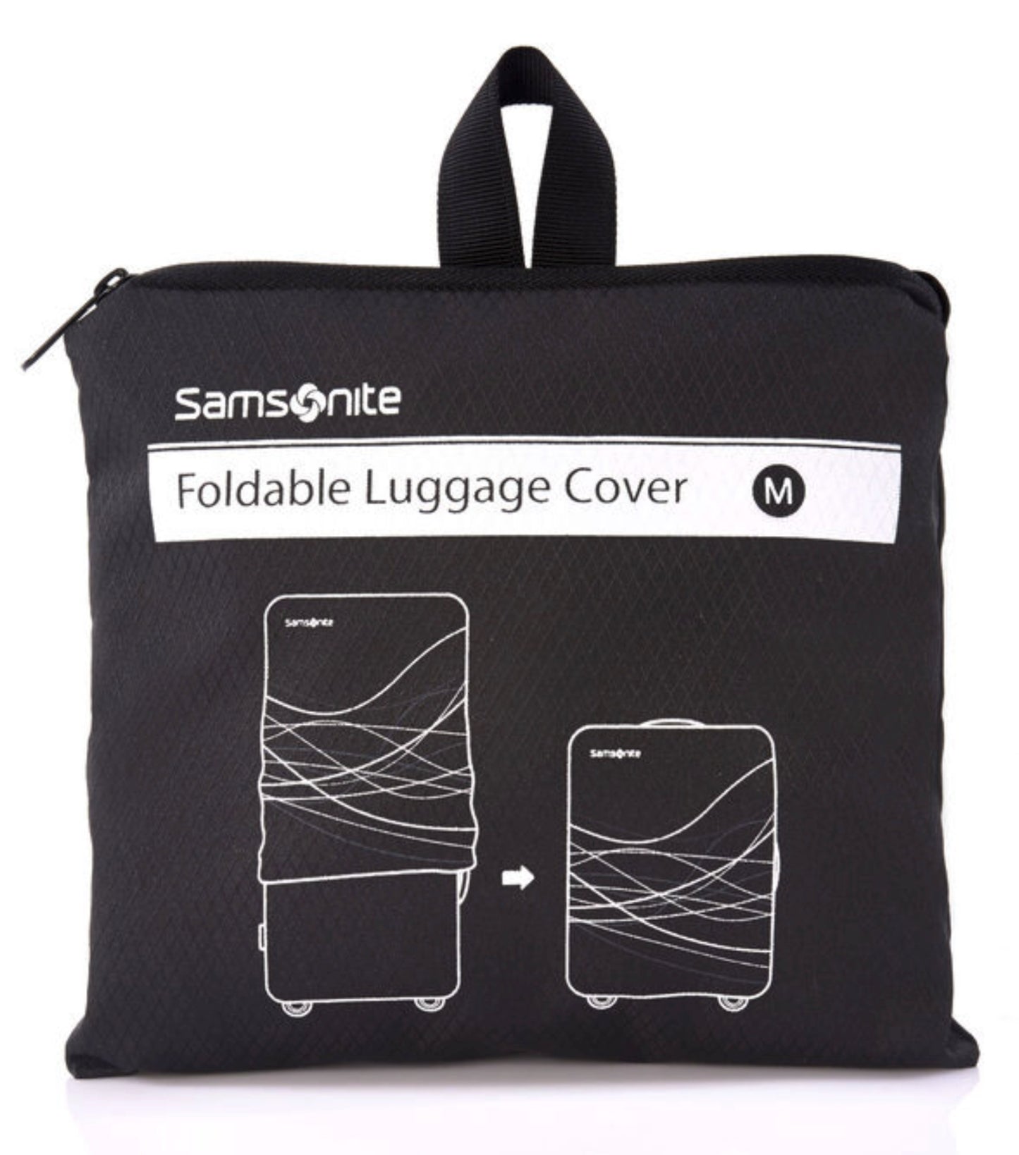 Samsonite Medium Foldable Suitcase Cover - Fits up 69cm - Black