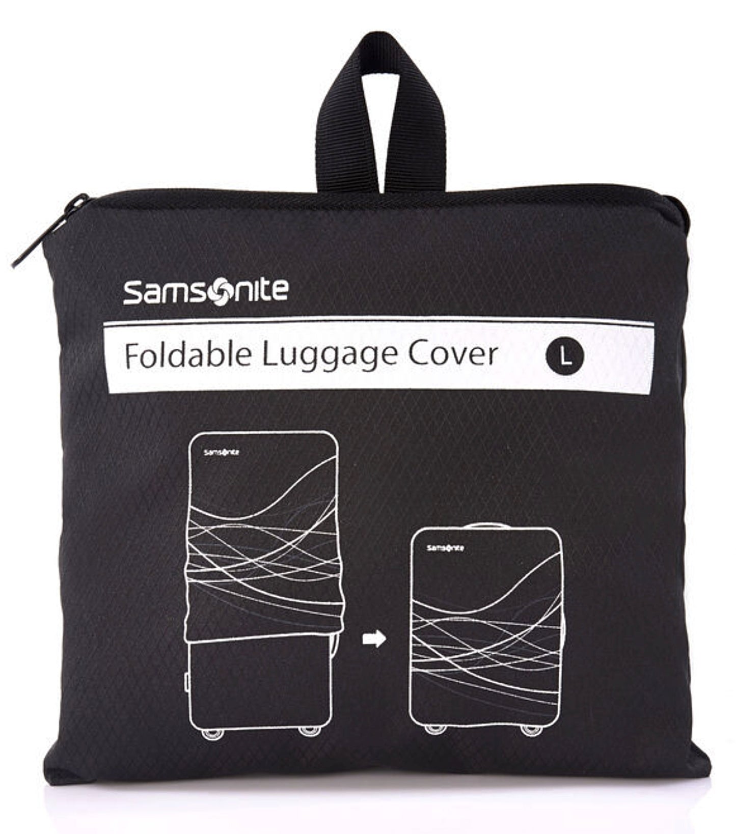 Samsonite Large Foldable Suitcase Cover - Fits up 81 cm - Black