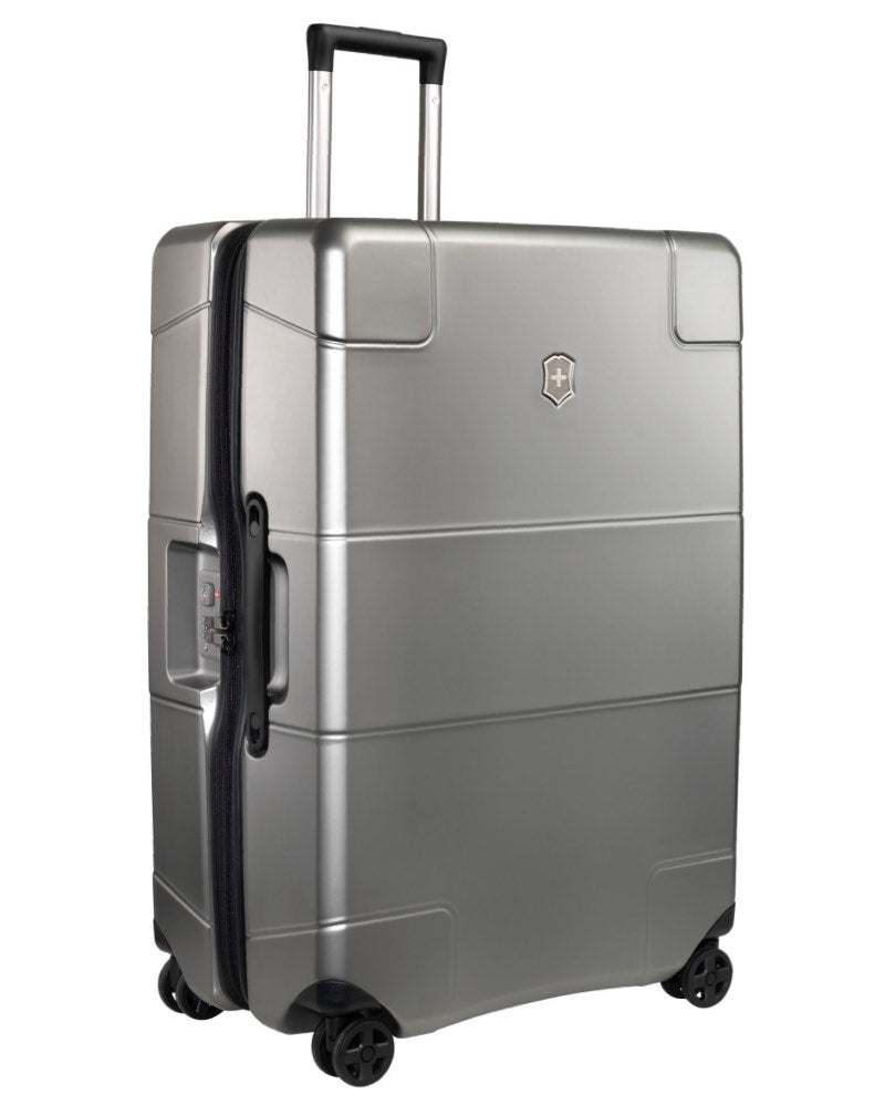 Comfort grip, one-touch, dual-trolley aluminium handle system