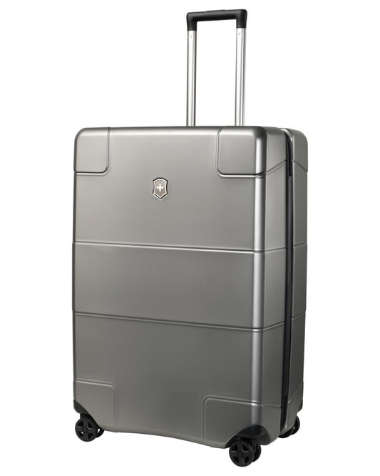 Lexicon Hardside - 75cm 4 Wheel Large Spinner Luggage - Titanium