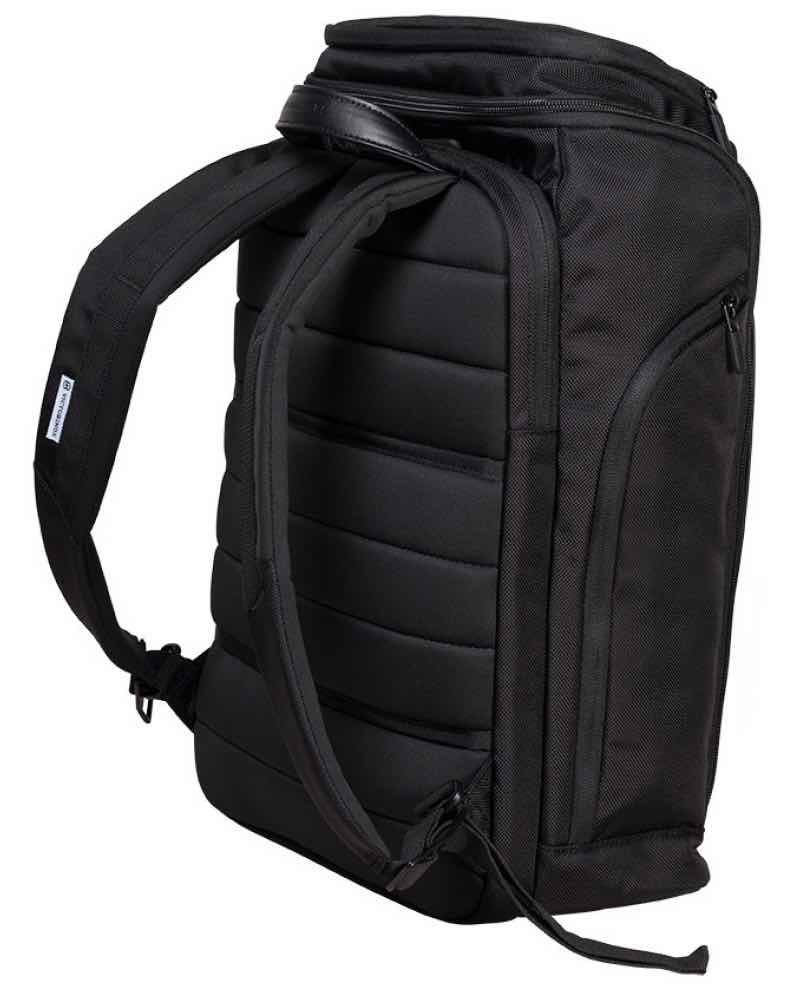 Padded back panel and adjustable shoulder straps for added comfort