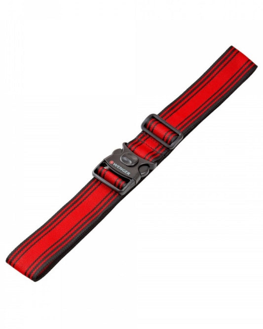 Wenger Locking Luggage Strap - Black / Red