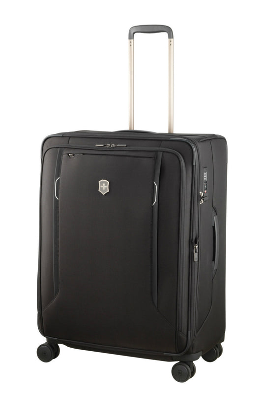  Victorinox Werks Traveller 6.0 - 70cm Dual-Caster Expandable Softside Large Case - Black