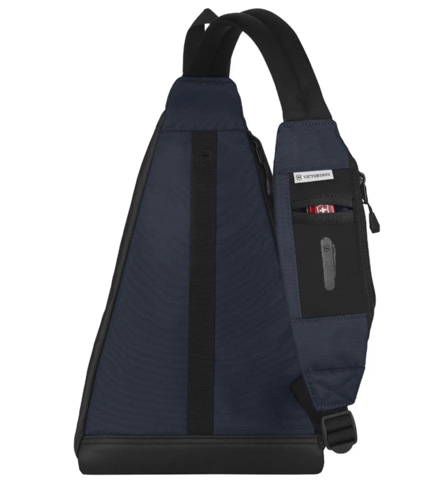 Neoprene pocket on shoulder strap to keep your Swiss Army Knife at hand