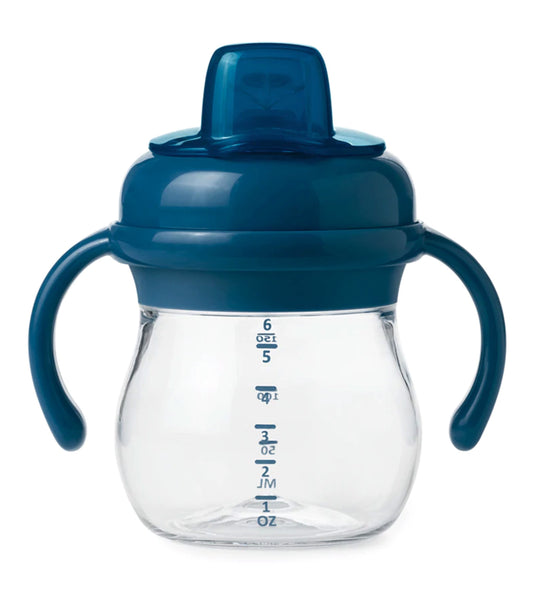 OXO Tot Grow Soft Spout Cup With Removable Handles - Navy