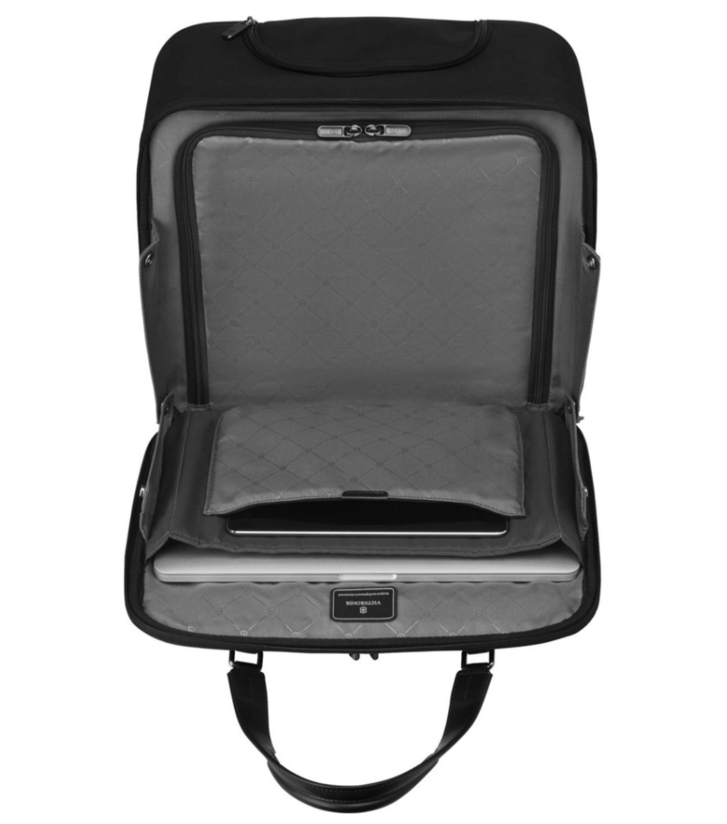 Dedicated padded laptop compartment and tablet pocket