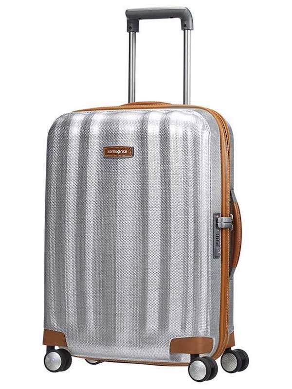 Lite-Cube Deluxe : 55 cm Spinner Wheeled Carry-On - Aluminium : Samsonite