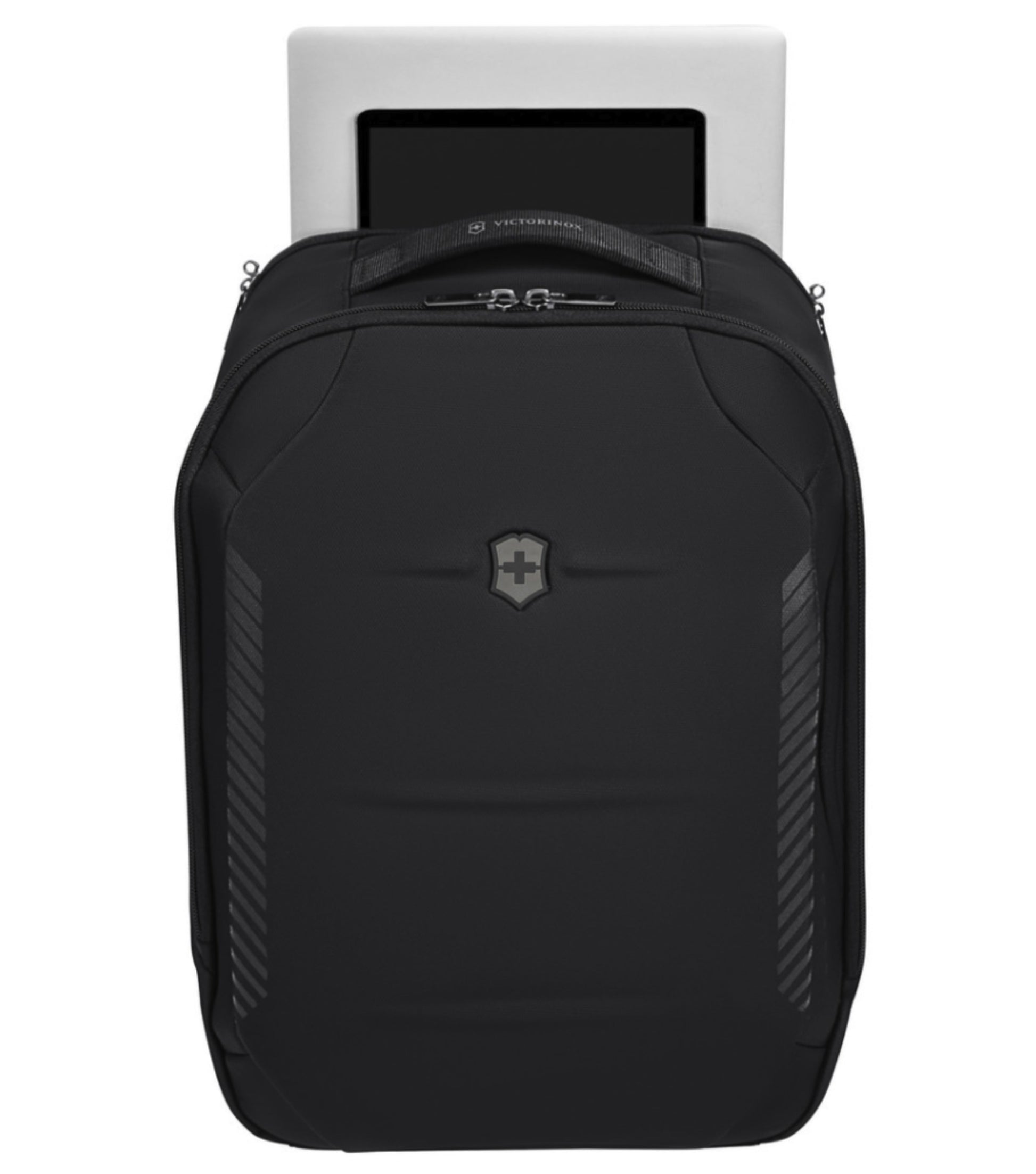 Laptop and tablet compartment at the rear of the bag