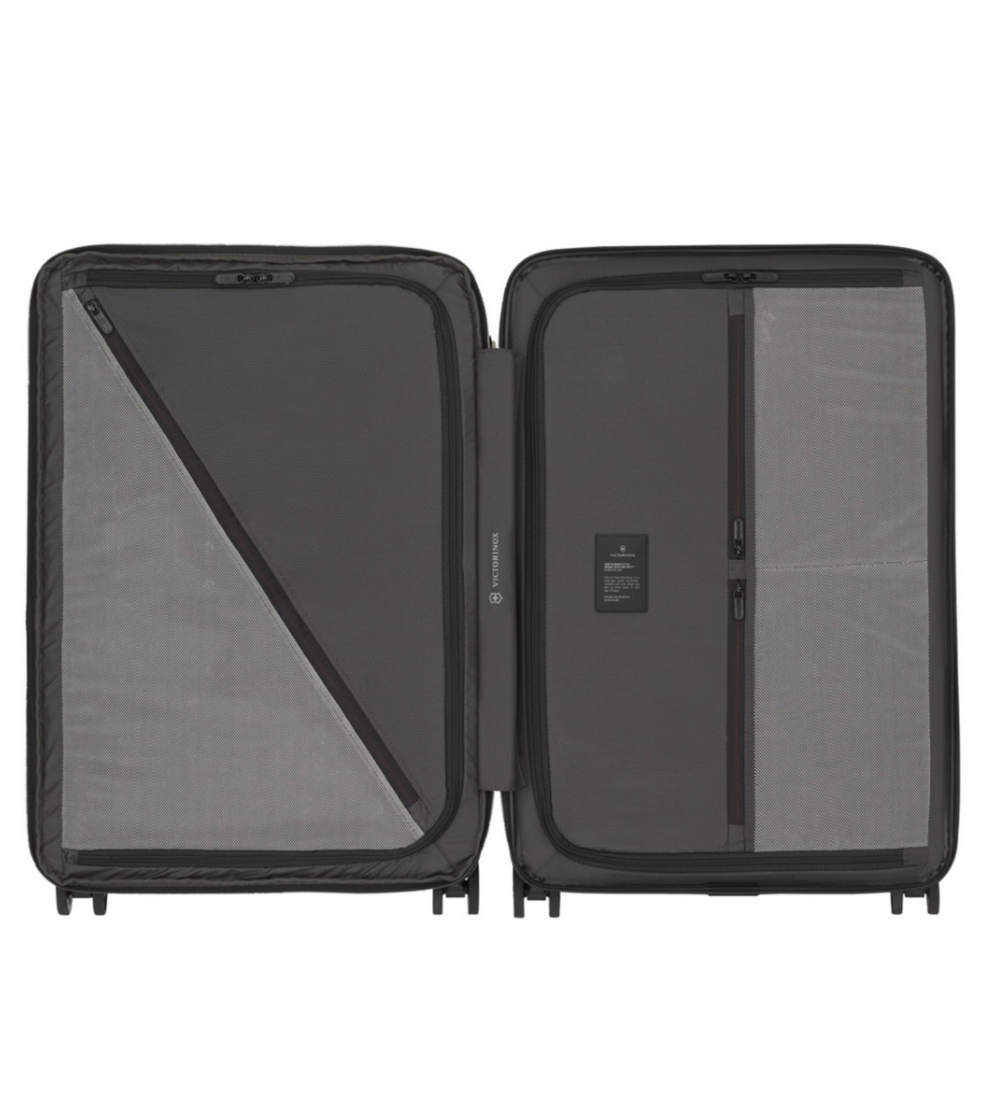 Smart butterfly opening system with two divider walls that open to the outside for quick and easy packing