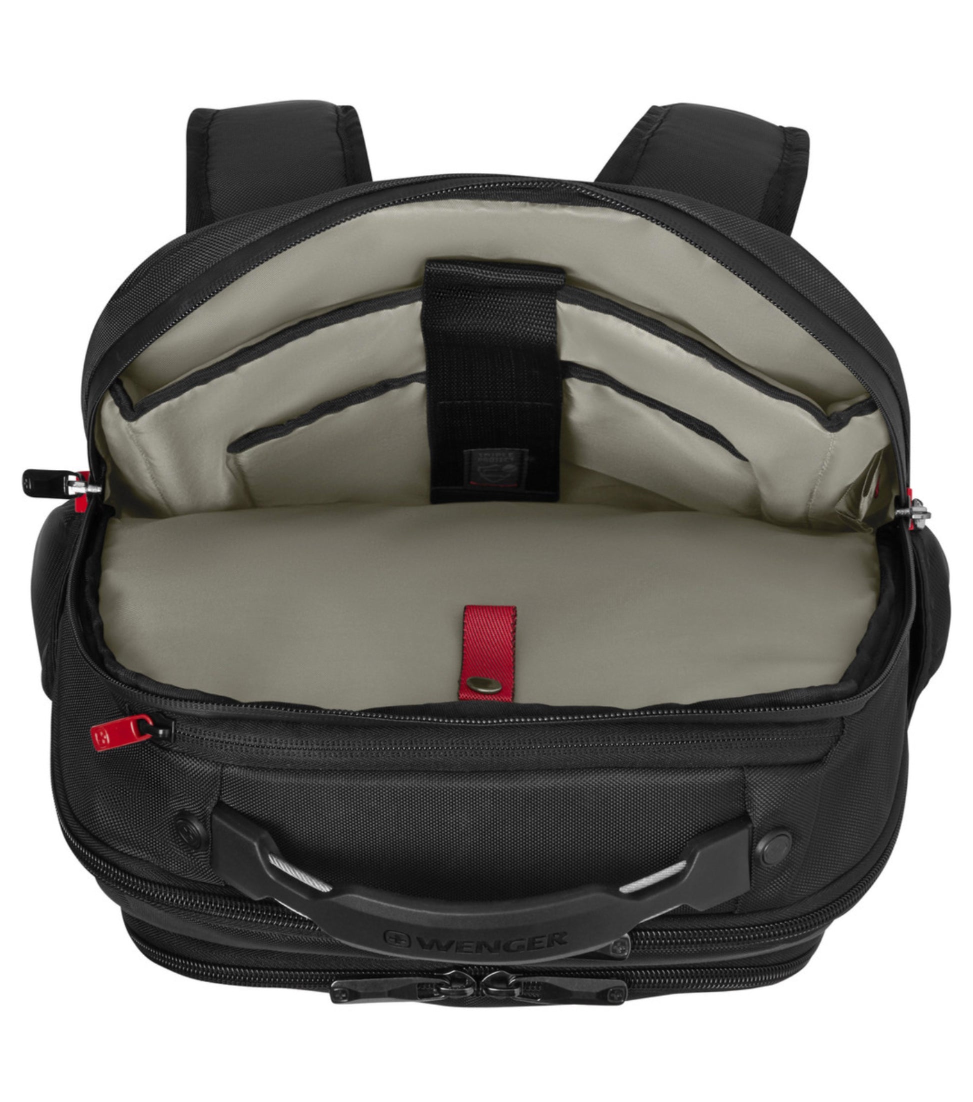 Triple protect 15.6" laptop compartment