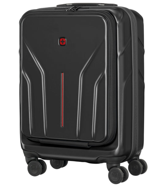 Wenger Amplix Hardside 55 cm Expandable Carry-On Suitcase - Black