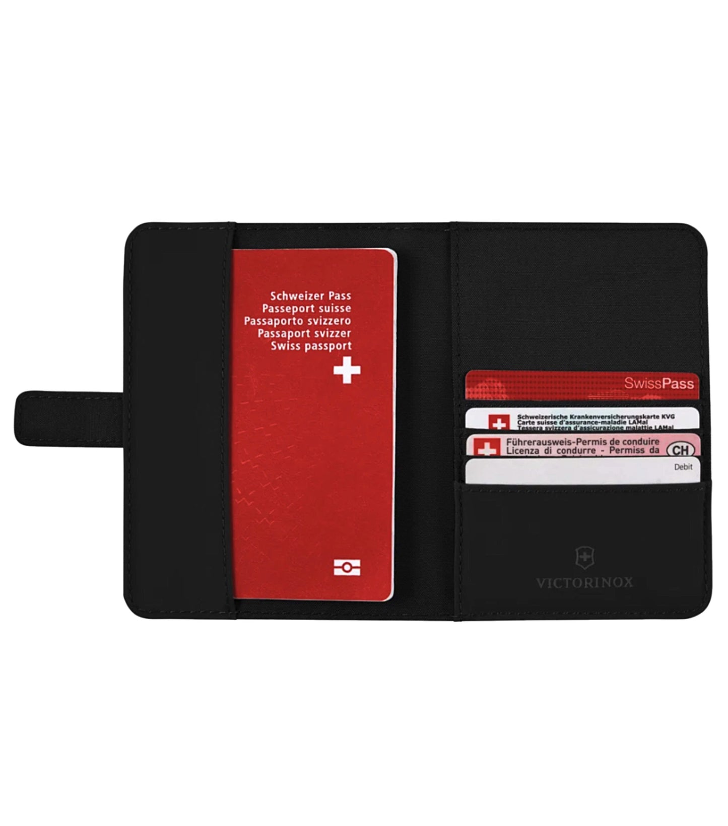 Victorinox Passport Holder with RFID Protection - Black