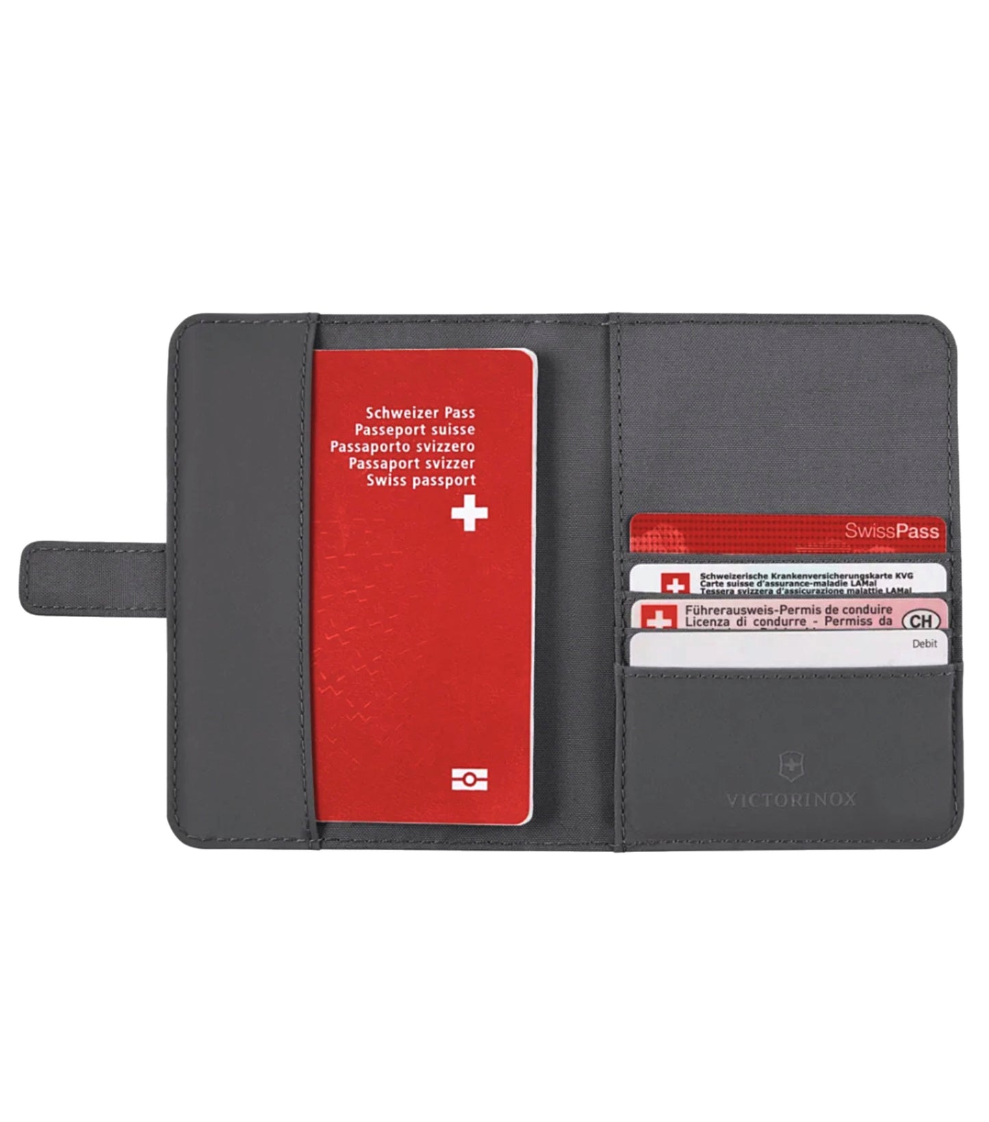 Victorinox Passport Holder with RFID Protection - Frost Grey