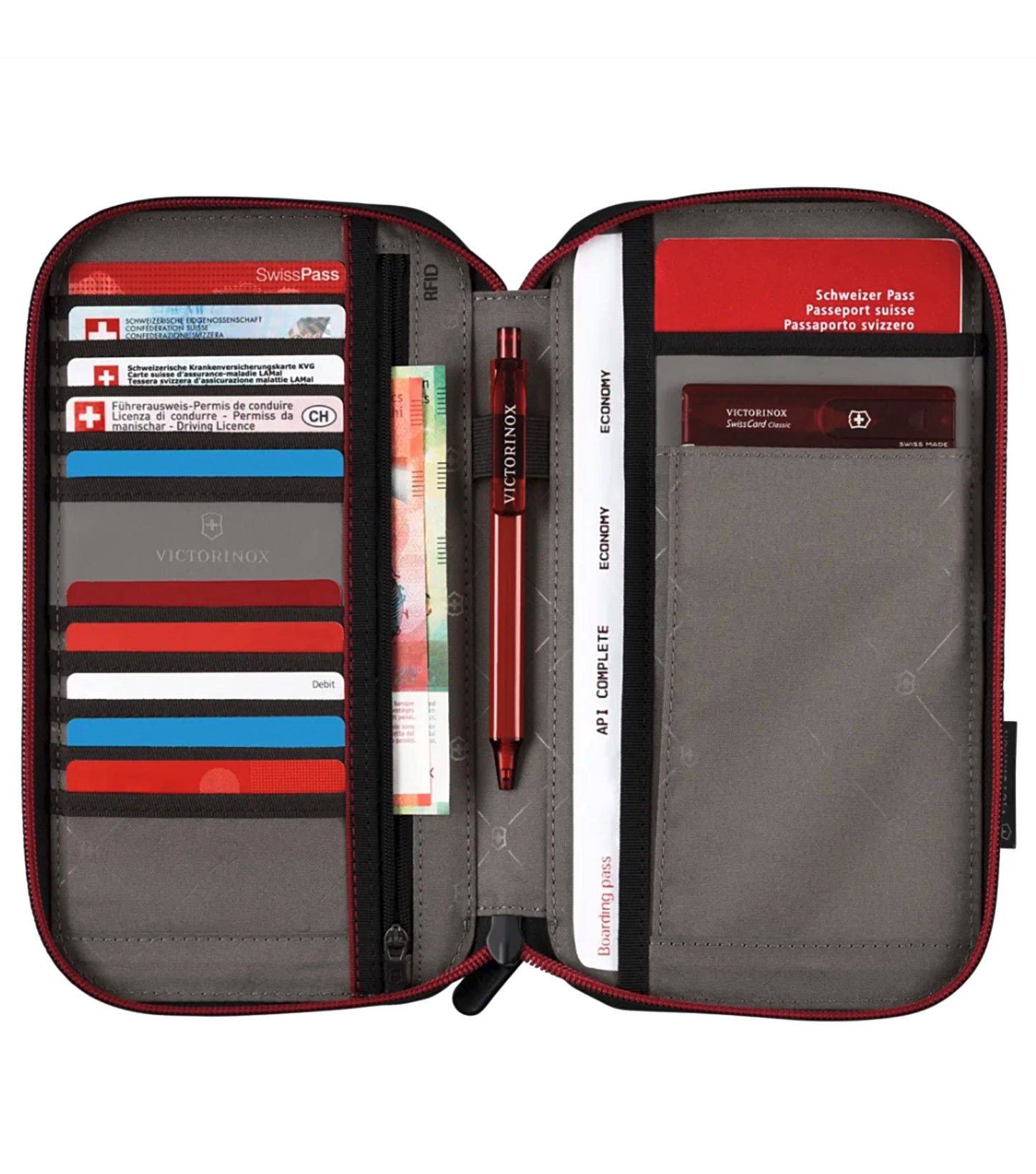 Victorinox Travel Organizer with RIFD Protection - Black