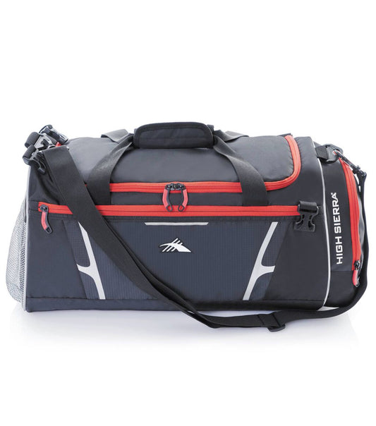 High Sierra Composite 2 in 1 Duffle - Black/Red