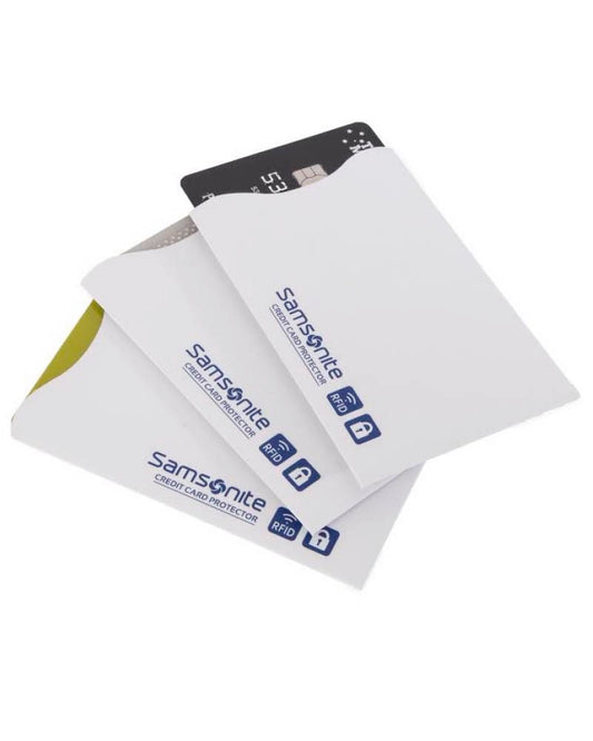 Samsonite : RFID Credit Card Sleeves (Pack of 3) - White