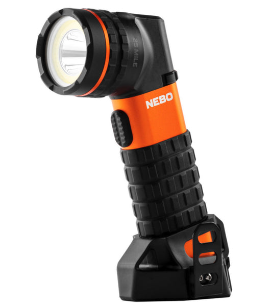 Nebo Master Series SL25 Rechargeable Spotlight - Black / Orange